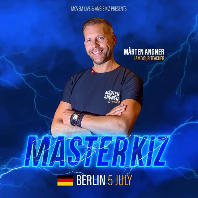 @martenangner is flying over to Berlin to teach with the talented @kiz.angi in July! It’s gonna be epic so you will regret not joining. ;)

⭐️Welcome to MasterKiz!⭐️

🔥The purpose of learning isn’t just knowing, it’s mastery.🔥

MasterKiz will reveal the secret of urbankiz, master this technique with variations and musicality and effortlessly thrive on international festivals and events.

For leaders:
MasterKiz will help you as a leader to add smoothness to your foundation and open new possibilities for flow and creativity.

For followers:
MasterKiz will help you add more graze to your dance so it becomes more effortless, stylish and elegant.

🗓️July 5, 2025

📍Berlin, Germany